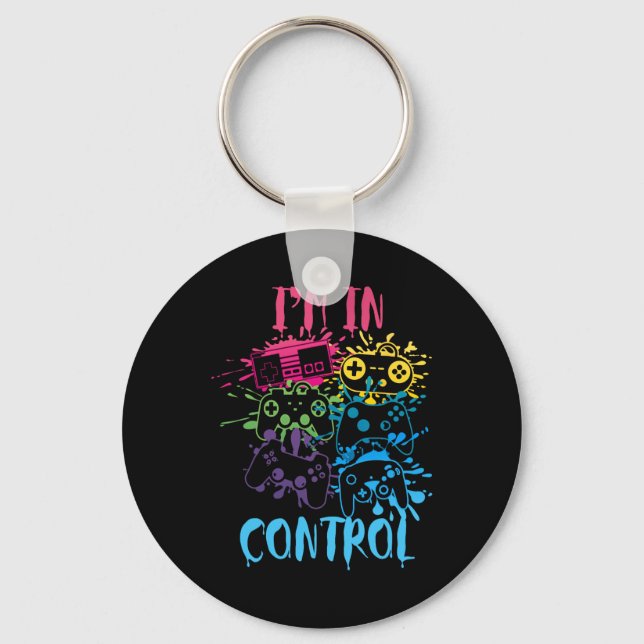 Control All The Things Video Game Controller 3  Key Ring (Front)