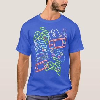 Control All The Things Video Game Controller 80's  T-Shirt
