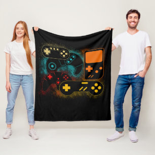 Control all the Things Video Game Controller Fleece Blanket