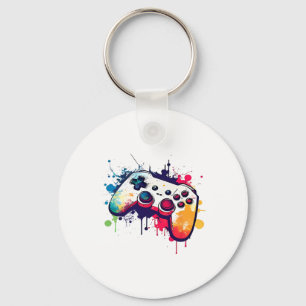 Control All The Things Video Game Controller Gamer Key Ring
