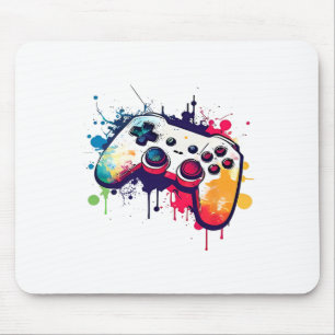 Control All The Things Video Game Controller Gamer Mouse Mat