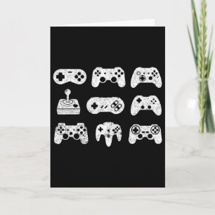Control All The Things Video Game Controller Gamin Card