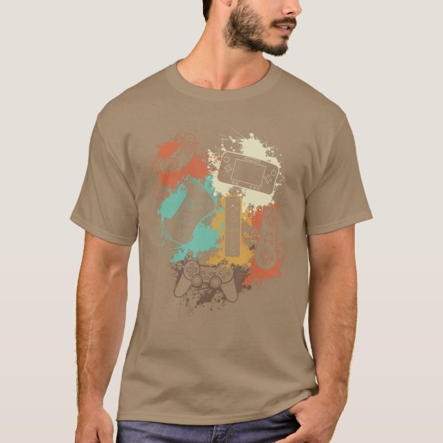 Control all the things Video Game Controller gift T-Shirt (Front)
