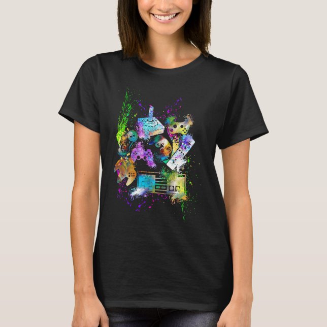 Control all the Things Video Game Controller T-Shirt (Front)