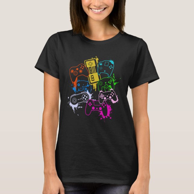 Control all the Things Video Game Controller   T-Shirt (Front)