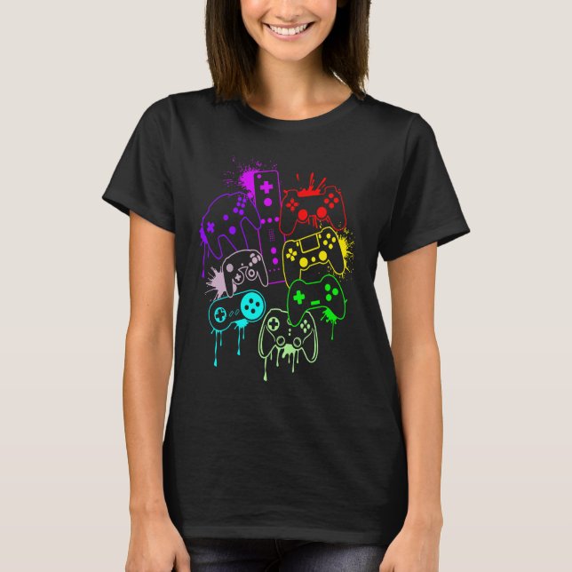 Control all the Things Video Game Controller T-Shirt (Front)