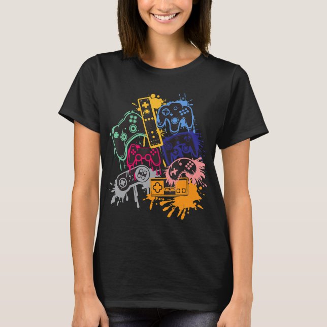Control all the Things Video Game Controller  T-Shirt (Front)