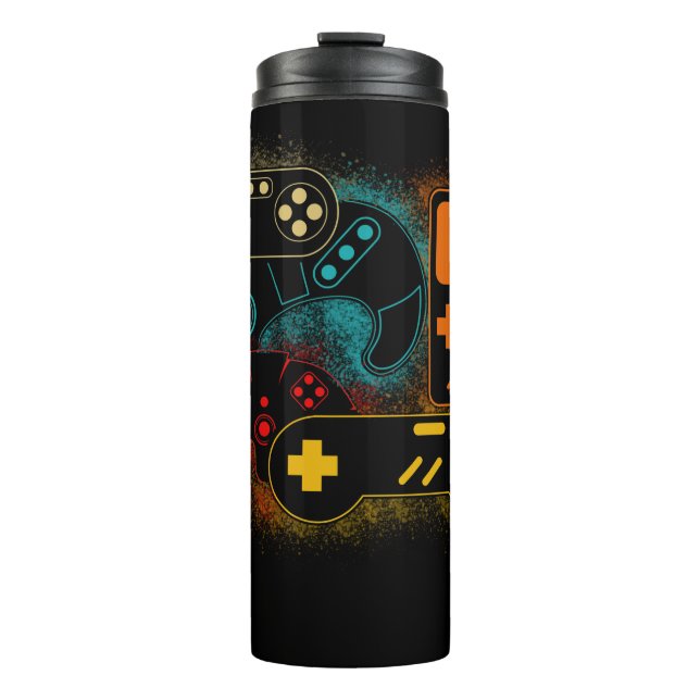 Control all the Things Video Game Controller Thermal Tumbler (Front)