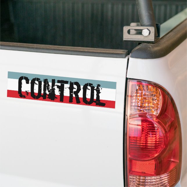 Control Bumper Sticker (On Truck)