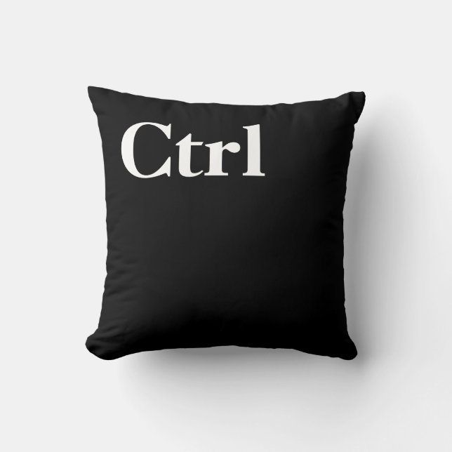 Control Ctrl Button Novelty Keyboard Cushion (Front)