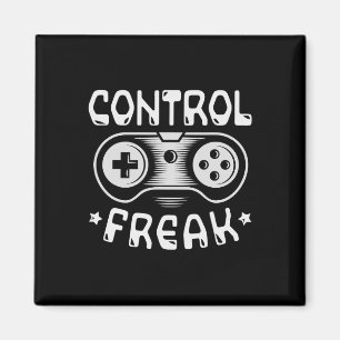 Control Freak - Funny Gaming Video Games Gamer Magnet