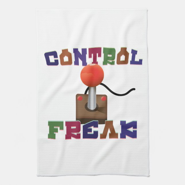 Control Freak Tea Towel (Vertical)