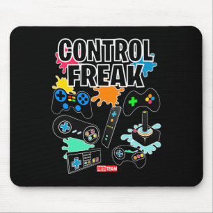 Control Freak - Video Game Gamer Fun Mouse Mat