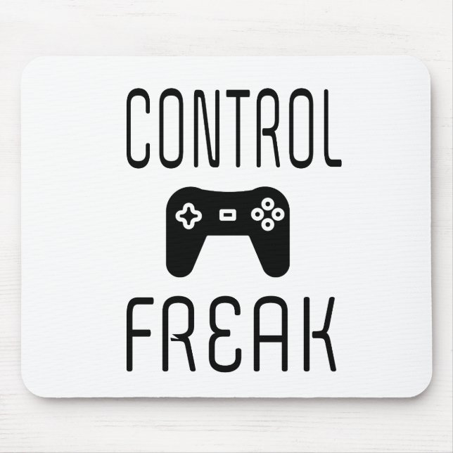 Control Freak Video Game Gamer Mouse Mat (Front)