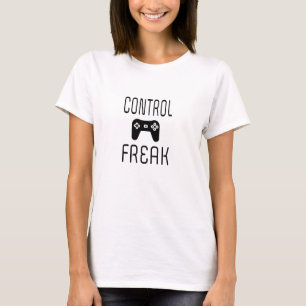 Control Freak Video Game Gamer T-Shirt