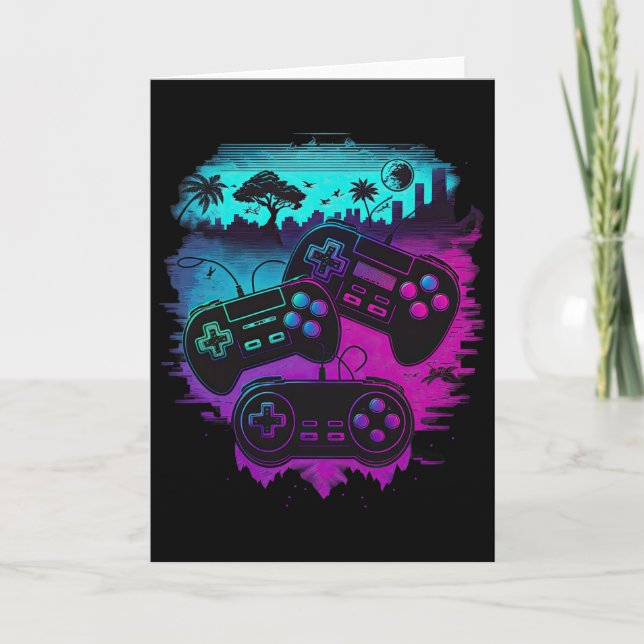 Control Gamer Video Game Controller 15  Card (Front)