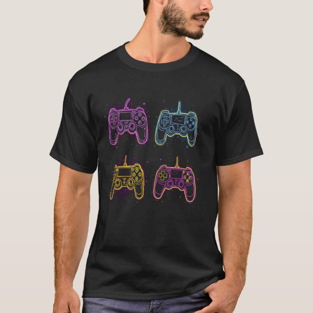 Control gamer Video Game Controller T-Shirt (Front)