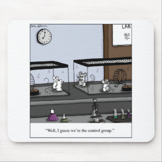 Control Group Lab Mice Cartoon Mouse Mat