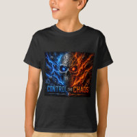 Control the Chaos Skull – Fire & Ice Split Face |