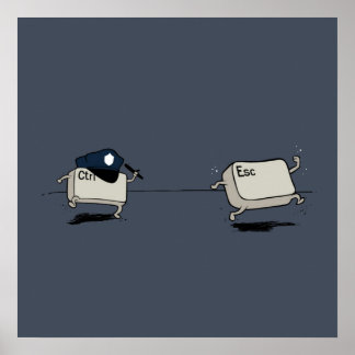 Control vs Escape Poster