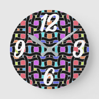 Controlled Randomness Wavy Round Clock