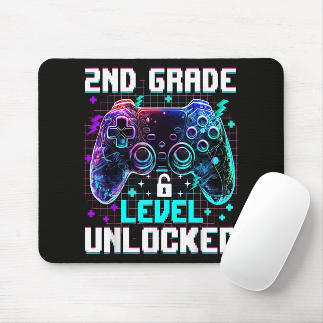 Controller 2nd Grade Level Unlocked First Day  Mouse Mat (With Mouse)