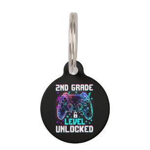Controller 2nd Grade Level Unlocked First Day  Pet Tag