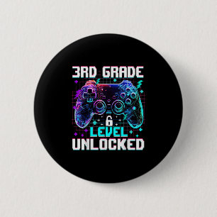 Controller 3rd Grade Level Unlocked First Day Of S 6 Cm Round Badge