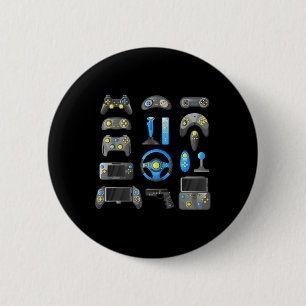 Controller Game Control All The Things Video Game  6 Cm Round Badge