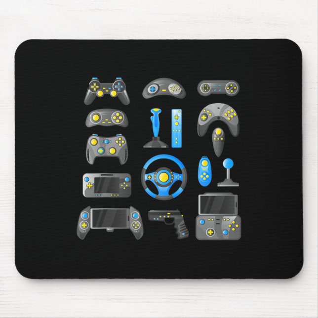 Controller Game Control All The Things Video Game  Mouse Mat (Front)
