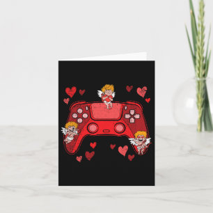 Controller Heart Valentines Day Cute Gaming Gamer  Card