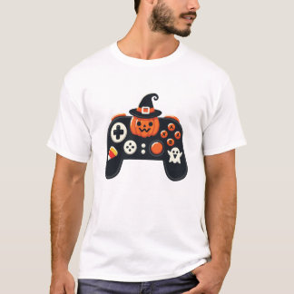 Controller of Halloween for gaming T-Shirt