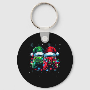 Controller Santa Hat Christmas Gaming X-mas Gamer Key Ring