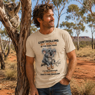 Controlling my Mouth Funny Koala T-Shirt