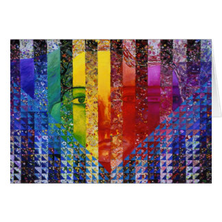 Conundrum I – Abstract Rainbow Woman Goddess