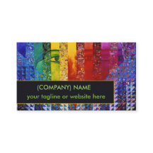 Conundrum I, Abstract Rainbow Woman Goddess Face