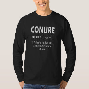 Conure Definition Green Cheek Conure Parrot T-Shirt