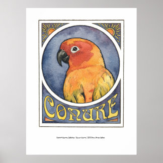 Conure Nouveau Poster