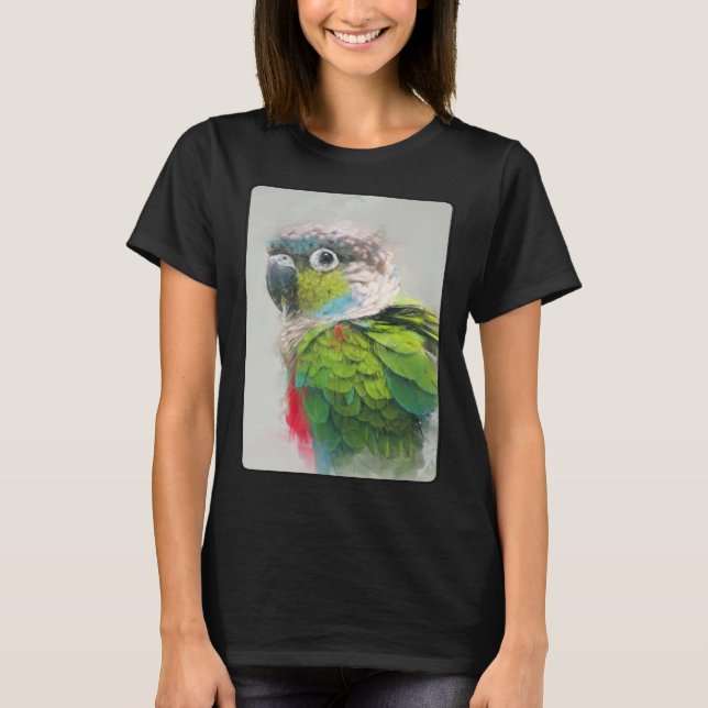 Conure Portrait 16 Animal Bird Parrot Wildlife T-Shirt (Front)