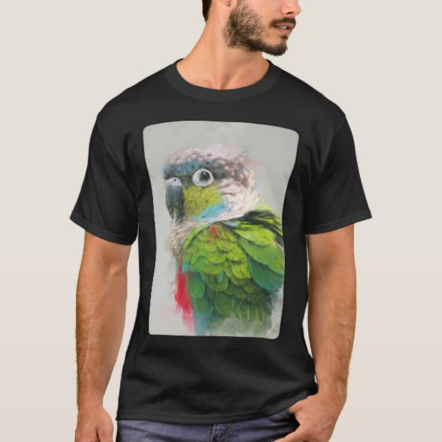Conure Portrait 16 Animal Bird Parrot Wildlife T-Shirt (Front)