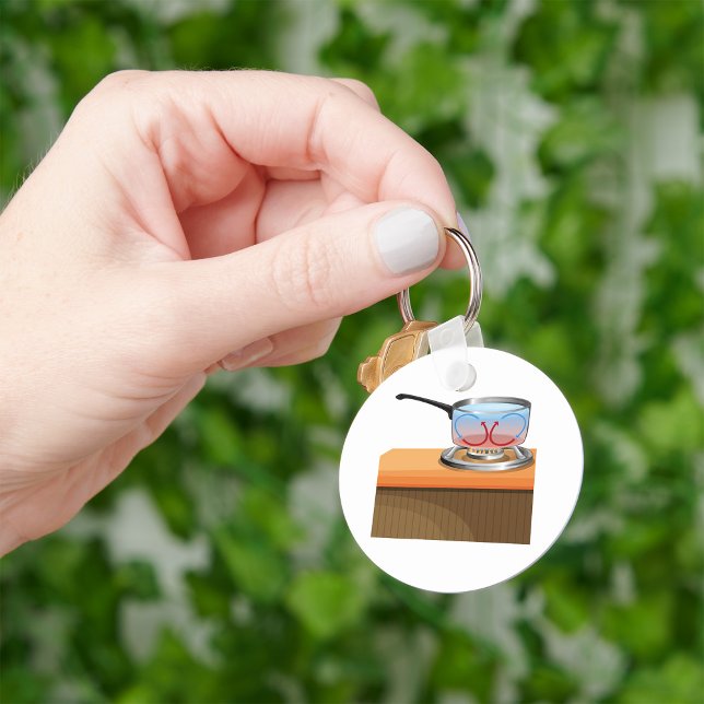 Convection Currents Science Diagram Key Ring (Creator Uploaded)