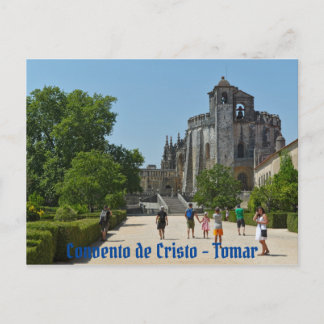 Convent of Christ in Tomar. Portugal Postcard