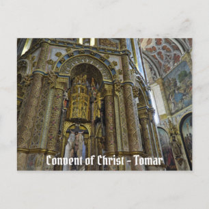 Convent of Christ in Tomar. Portugal Postcard