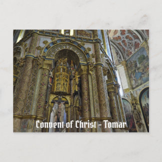 Convent of Christ in Tomar. Portugal Postcard