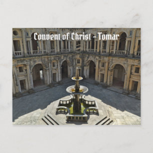 Convent of Christ in Tomar. Portugal Postcard