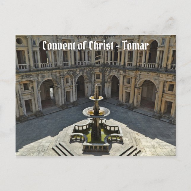 Convent of Christ in Tomar. Portugal Postcard (Front)
