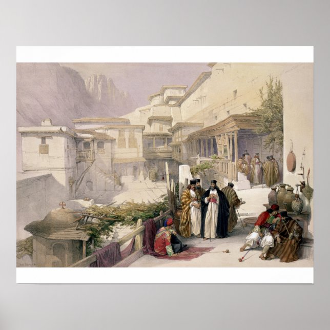 Convent of St. Catherine, Mount Sinai, February 17 Poster (Front)