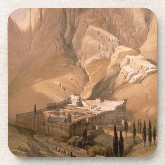 Convent of St. Catherine with Mount Horeb, Februar Coaster (Front)