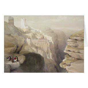 Convent of St. Saba, April 4th 1839, plate 51 from