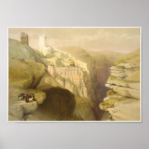 Convent of St. Saba April 4th 1839 Poster